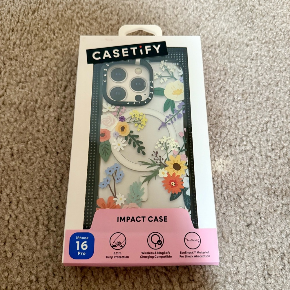 NIB✨Casetify Vibrant Floral iPhone 16 Pro Case